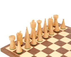 Art Deco Walnut Chess Set -Chess Shop RCPB167 02