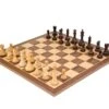 Sicilian Rosewood And Walnut Chess Set