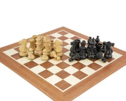Royal Flower Mahogany Chess Set 7 Royal Flower Mahogany Chess Set -Chess Shop RCPB171 03