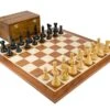 Competition Black Staunton Chess Set With Case