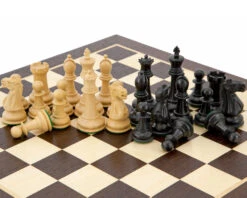 Victoria Ebonised Wenge Tournament Chess Set -Chess Shop RCPB207 04