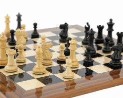 Old English Black And Palisander Chess Set -Chess Shop RCPB209 04