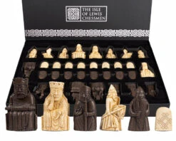 The Isle Of Lewis Large Mahogany Chess Set -Chess Shop RCPB230 06