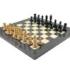 Cheltenham Ebony And Grey Briarwood Chess Set