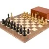 Highgrove Walnut Chess Set With Case