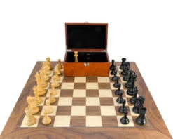 Parthenon Grand Ebony And Walnut Chess Set 10 Parthenon Grand Ebony And Walnut Chess Set -Chess Shop RCPB249 03