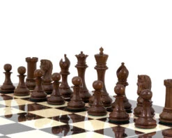 Eminence Black And Rosewood Grand Chess Set -Chess Shop RCPB254 02