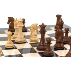 Eminence Black And Rosewood Grand Chess Set -Chess Shop RCPB254 04