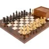 Highclere Ebony And Walnut Luxury Chess Set