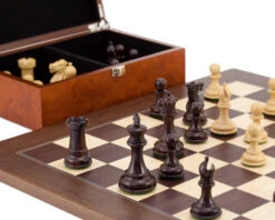 Windsor Rosewood And Montgoy Palisander Chess Set -Chess Shop RCPB269 03