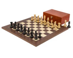 Windsor Ebony And Montgoy Palisander Chess Set