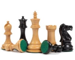 Windsor Ebony And Montgoy Palisander Chess Set -Chess Shop RCPB270 05