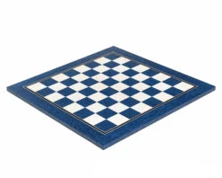 The Broadbase Club Satin Blue Chess Set 12 The Broadbase Club Satin Blue Chess Set -Chess Shop RCPB288 05