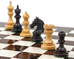 The Luxury Staunton Garvi Rosewood And Walnut Grand Chess Set -Chess Shop RCPB291b 07