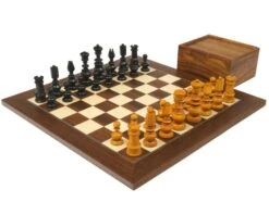 Calvert Antique Reproduction Palisander Chess Set