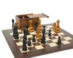 Calvert Antique Reproduction Palisander Chess Set -Chess Shop RCPB294 04