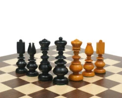 Calvert Antique Reproduction Palisander Chess Set -Chess Shop RCPB294 06