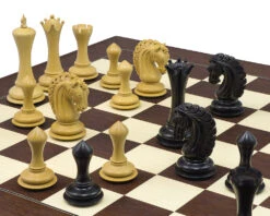 The Empire Knight Ebony Palisander Chess Set -Chess Shop RCPB311 03