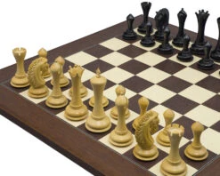 The Empire Knight Ebony Palisander Chess Set -Chess Shop RCPB311 05