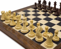 The Stretford Knight Luxury Rosewood Chess Set -Chess Shop RCPB314 02