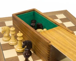 The Sheffield Knight Rosewood & Walnut Chess Set -Chess Shop RCPB315 06