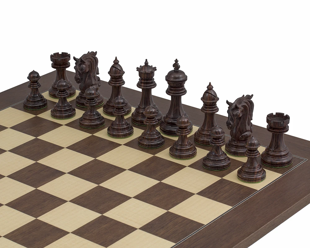 The Kingsgate Rosewood Palisander Chess Set 2 The Kingsgate Rosewood Palisander Chess Set - Image 2