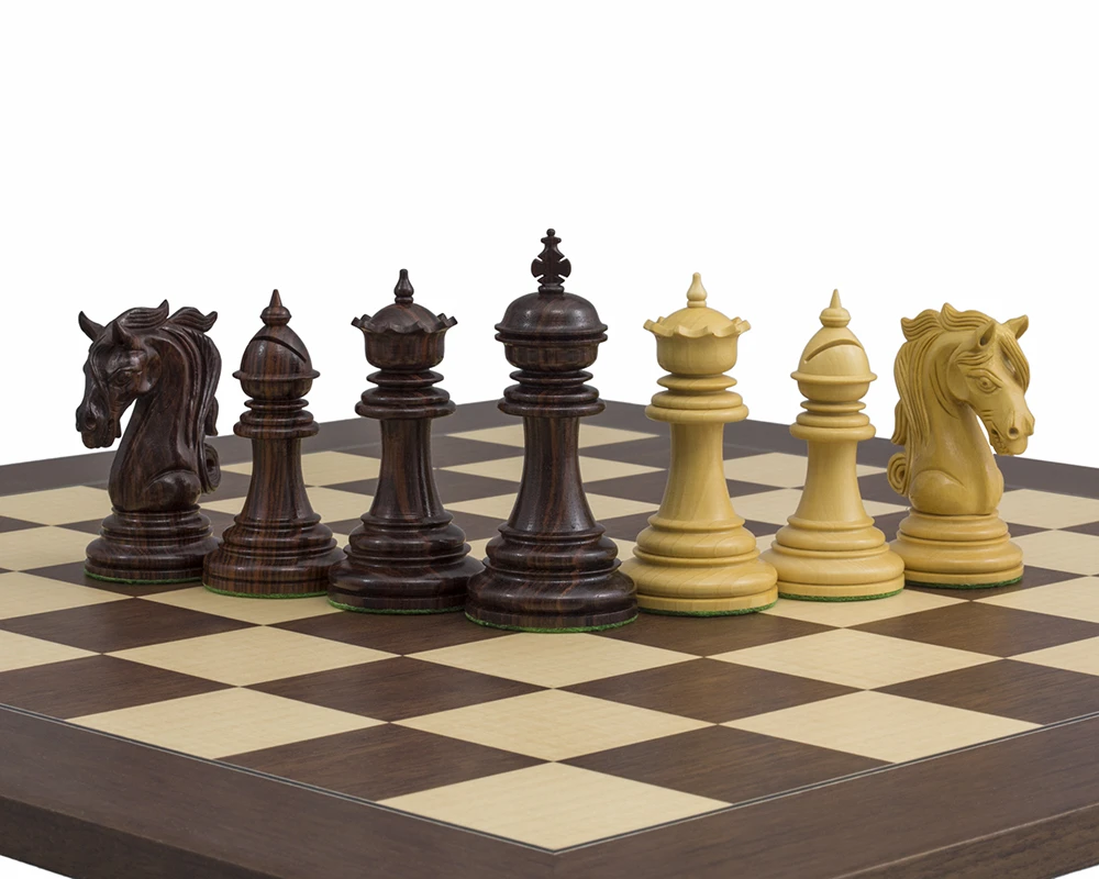 The Kingsgate Rosewood Palisander Chess Set 5 The Kingsgate Rosewood Palisander Chess Set - Image 5