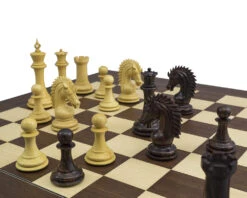 The Sheffield Knight Rosewood Palisander Chess Set -Chess Shop RCPB324 05