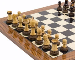 The Burnt Parker Palisander Chess Set -Chess Shop RCPB325 02