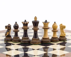 The Burnt Parker Palisander Chess Set -Chess Shop RCPB325 05