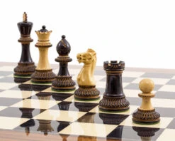 The Burnt Parker Palisander Chess Set -Chess Shop RCPB325 06