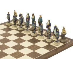 Medieval Hand Painted Themed Chess Set By Italfama -Chess Shop RCPB326 02