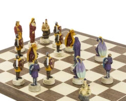 Medieval Hand Painted Themed Chess Set By Italfama -Chess Shop RCPB326 04