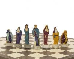 Medieval Hand Painted Themed Chess Set By Italfama -Chess Shop RCPB326 05