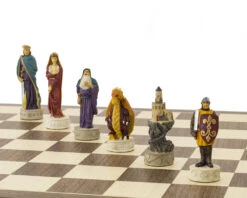 Medieval Hand Painted Themed Chess Set By Italfama -Chess Shop RCPB326 06