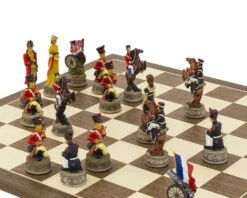 Battle Of Waterloo Hand Painted Themed Chess Set By Italfama -Chess Shop RCPB327 02