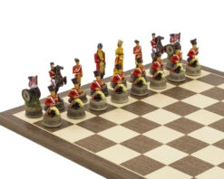 Battle Of Waterloo Hand Painted Themed Chess Set By Italfama -Chess Shop RCPB327 03