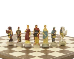 The Romans Vs Greeks Hand Painted Chess Set By Italfama -Chess Shop RCPB329 05