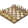The Romans Vs Egyptians Hand Painted Themed Chess Set By Italfama