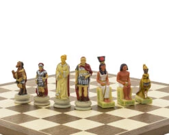 The Romans Vs Egyptians Hand Painted Themed Chess Set By Italfama 12 The Romans Vs Egyptians Hand Painted Themed Chess Set By Italfama -Chess Shop RCPB330 05