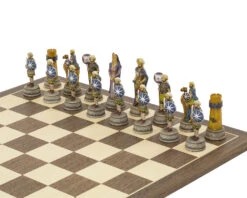 The Romans Vs Arabs Hand Painted Themed Chess Set By Italfama -Chess Shop RCPB331 02
