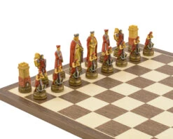 The Camelot Hand Painted Themed Chess Set By Italfama -Chess Shop RCPB333 02