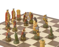 The Camelot Hand Painted Themed Chess Set By Italfama -Chess Shop RCPB333 04