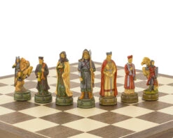 The Camelot Hand Painted Themed Chess Set By Italfama -Chess Shop RCPB333 05