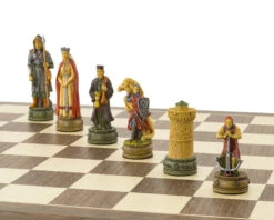 The Camelot Hand Painted Themed Chess Set By Italfama -Chess Shop RCPB333 06