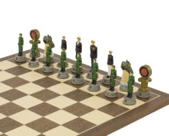 The Air Force Vs Marines Hand Painted Themed Chess Set By Italfama -Chess Shop RCPB335 06