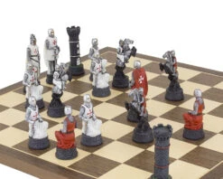The Crusader Hand Painted Themed Chess Set By Italfama -Chess Shop RCPB337 04