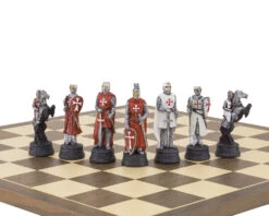 The Crusader Hand Painted Themed Chess Set By Italfama -Chess Shop RCPB337 05