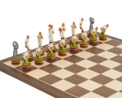 The American Football Hand Painted Themed Chess Set By Italfama -Chess Shop RCPB340 04