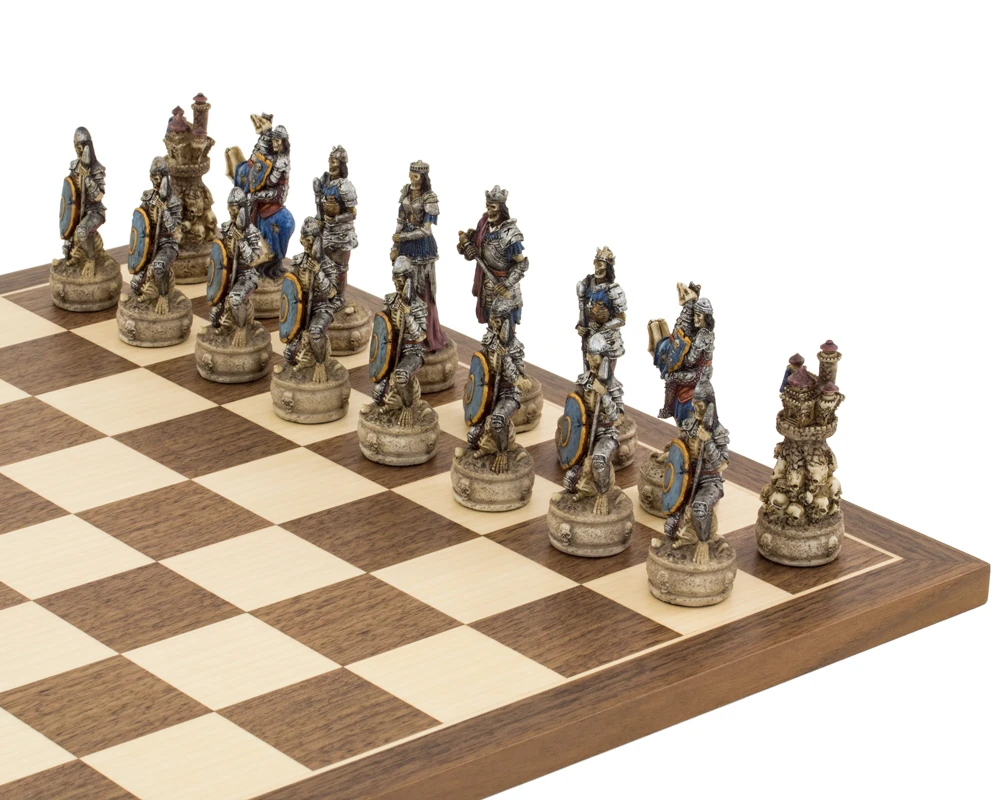 The Zombie Hand Painted Themed Chess Set By Italfama 2 The Zombie Hand Painted Themed Chess Set By Italfama - Image 2